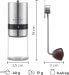 Фото #48 товара Silberthal Manual Coffee Grinder, Adjustable Grinding Level, Stainless Steel and Glass Hand Grinder