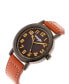 ფოტო #2 პროდუქტის Men's Watch, 50MM Antique Grey Case with Blue Dial, White Arabic Numerals, with White Hands, Tan Color Strap with White Stitching, Over Sized Crown