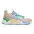 Фото #1 товара Puma RsX Fantasy Lace Up Womens White Sneakers Casual Shoes 39333701