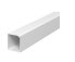 OBO WDK40040RW - Straight cable tray - 2 m - PVC - White