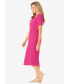 ფოტო #3 პროდუქტის Plus Size Ribbed Sleepshirt