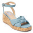 BEACH by Matisse Ibiza Espadrille Wedge Womens Blue Casual Sandals IBIZA-611