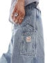 Фото #3 товара Levi's Workwear 568 stay loose carpenter jeans in light blue