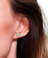 ფოტო #2 პროდუქტის Diamond Heart Stud Earrings (1/4 ct. t.w.) in 10k Rose Gold