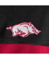 ფოტო #2 პროდუქტის Men's Black, Cardinal Arkansas Razorbacks Flanker III Fleece Team Full-Zip Jacket