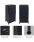 Фото #4 товара 4 Drawer Chest Dresser with Wood Top