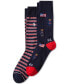 ფოტო #1 პროდუქტის Men's 2-Pk. Americana Bear Socks