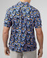 ფოტო #4 პროდუქტის Men's Psychedelic Print Short Sleeve Shirt