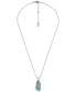 ფოტო #1 პროდუქტის Gold-Tone Turquoise Dog Tag Necklace