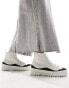 Фото #4 товара Superga 2469 chunky sole high top trainers in white