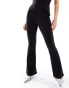 Фото #4 товара Kaiia slinky flared trousers co-ord in black