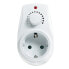 LogiLink PA0151 - Dimmer - Mountable - Rotary - White - Europlug - Europlug