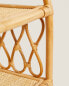 Rattan bedside table