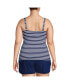 ფოტო #3 პროდუქტის Plus Size DDD-Cup Chlorine Resistant Wrap Underwire Tankini Swimsuit Top