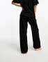 ASOS DESIGN Petite mix & match cotton pyjama trouser in black