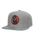 Фото #2 товара Men's Heather Gray Boston Celtics Hardwood Classics 2.0 Snapback Hat