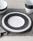 Фото #25 товара Rill 4 Piece Dinner Plate Set, Service for 4