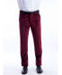 Фото #1 товара Men's Skinny Modern Fit Velvet Tuxedo Dress Pants