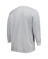 Фото #2 товара Men's Heather Gray Houston Texans Big and Tall Waffle-Knit Thermal Long Sleeve T-shirt