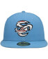 Фото #3 товара Men's Light Blue Omaha Storm Chasers Authentic Collection Team Alternate 59FIFTY Fitted Hat