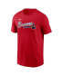 Nike Men's Austin Riley Red Atlanta Braves Fuse Name Number T-Shirt