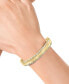 ფოტო #2 პროდუქტის EFFY® Diamond Multi-Cut Bangle Bracelet (1-1/5 ct. t.w.) in 14k Gold