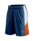 Фото #3 товара Men's Navy Chicago Bears Prep Colorblock Shorts