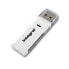 Фото #1 товара JUST RAMS Integral USB2.0 CARDREADER DUAL SLOT SD MSD ETAIL - MicroSD (TransFlash) - MicroSDHC - MicroSDXC - SD - SDHC - SDXC - White - 480 Mbit/s - Windows Vista - 7 - 8 - 10 - Mac OS X+ & Linux - USB 2.0 - 0 - 60 °C