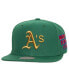 Фото #1 товара Men's Green Oakland Athletics Champ'd Up Snapback Hat