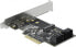 Фото #1 товара Kontroler Delock PCI Express 3.0 x4 - 4x SATA III + M.2 B-key (90396)