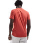 Фото #2 товара Tommy Hilfiger Slim Fit T-Shirt in Coral