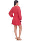 ფოტო #2 პროდუქტის Petite Keyhole Fit & Flare Dress