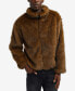 Фото #1 товара Men's Faux Fur Full Zip Jacket