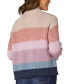 Фото #2 товара Petite Colorblocked Dropped-Shoulder Sweater