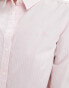 Levi's Classic batwing logo stripe poplin shirt in pink