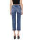 ფოტო #3 პროდუქტის Women's Mid Rise Relaxed Straight Jeans