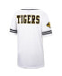 Men's White and Black Missouri Tigers Free Spirited Baseball Jersey Черно-белый, XL - фото #4