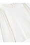 Фото #3 товара Футболка Koton Однотонная с длинным рукавом и эластичными манжетами, байковый воротник. Памуклукотон.