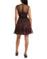 Zac Posen Embroidered Tulle Cocktail Dress Women's