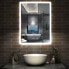 LED Badspiegel Wandspiegel Uhr 15TX