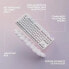 Фото #6 товара Logitech G Gaming-Tastatur G715 Linear Wireless Mechanical (GX Red) mit Handballenauflage White Mist