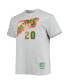 Men's Gary Payton Heather Gray Seattle Supersonics Big and Tall Hardwood Classics Name and Number T-shirt