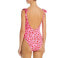 Aqua Swim Printed One Piece Swimsuit Pink Size Small