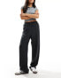 Vero Moda lightweight relaxed trousers in asphalt grey