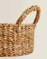 Braided basket with handles Бежевый, 20 x 9 x 20 cm - фото #10