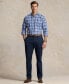 ფოტო #4 პროდუქტის Men's Big & Tall Plaid Stretch Poplin Shirt