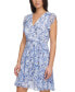 Фото #3 товара Платье Tommy Hilfiger женское с поясом из шифона с цветочным узором