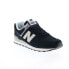 Фото #3 товара New Balance 574 U574LL2 Mens Black Suede Lace Up Lifestyle Sneakers Shoes