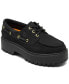 ფოტო #1 პროდუქტის Women's Stone Street 3-Eye Premium Leather Platform Boat Shoes from Finish Line