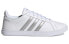 Кроссовки женские Adidas neo Courtpoint бело-серебристые 36 - фото #3